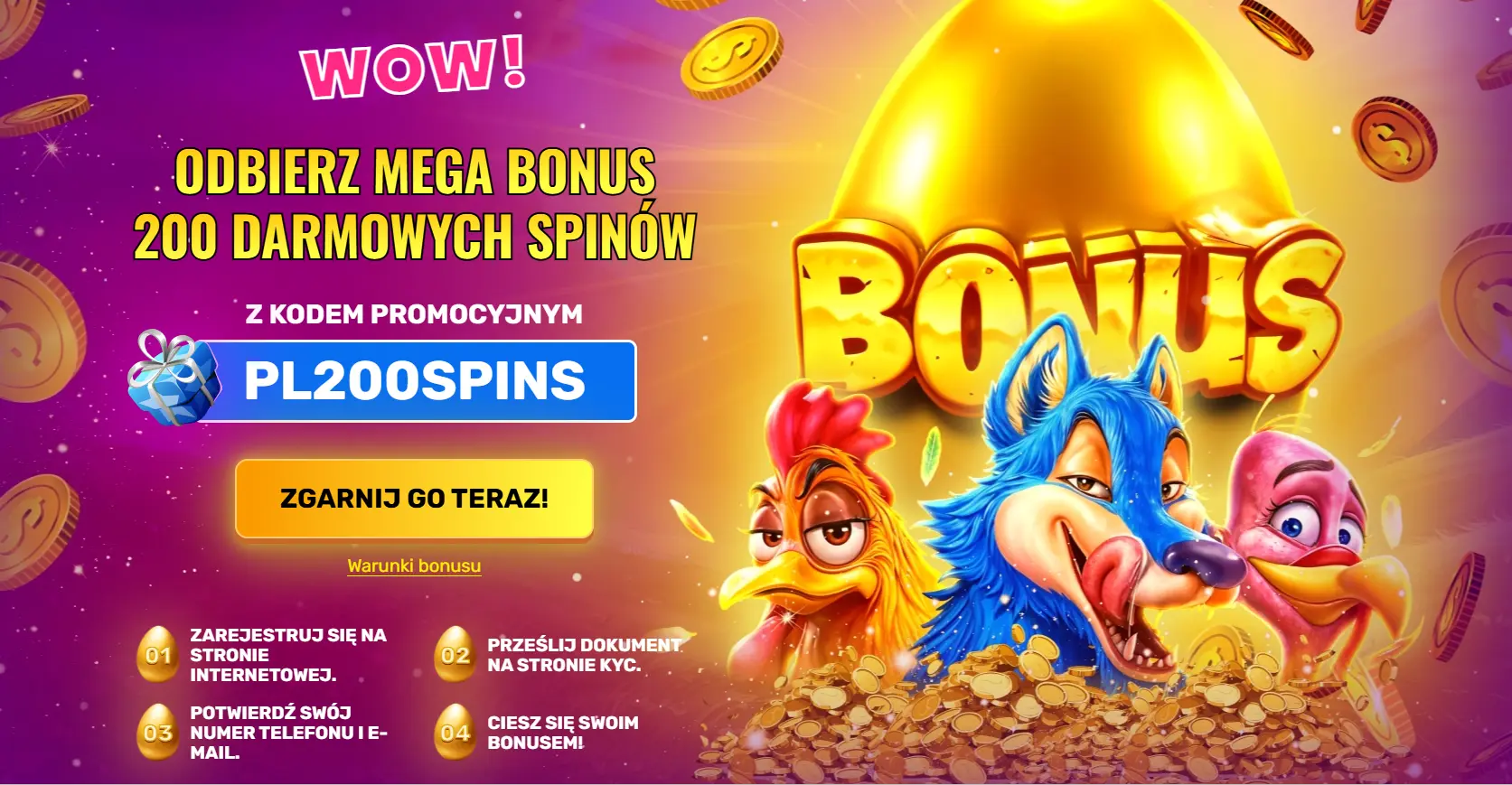 Darmowe bonusy bez depozytu od NV Casino